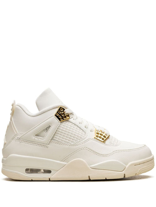 Air Jordan Retro 4 Sail Metallic Gold